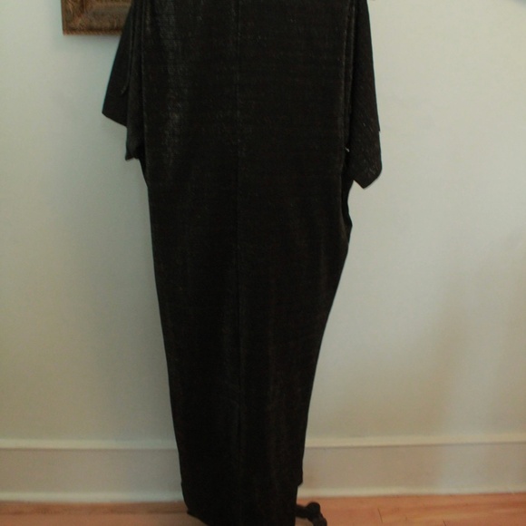 1980's Christian Dior Loungewear Sparkle Caftan with Drawstring Shoulders - Picture 3 of 5